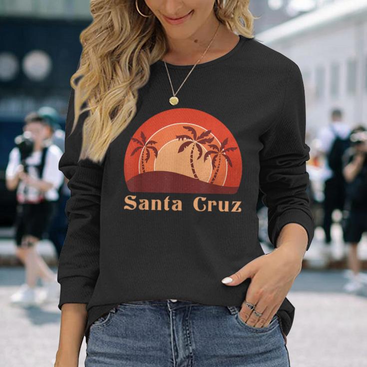 Santa Cruz Ca California 70S 80S Retrointage Langarmshirts Geschenke für Sie