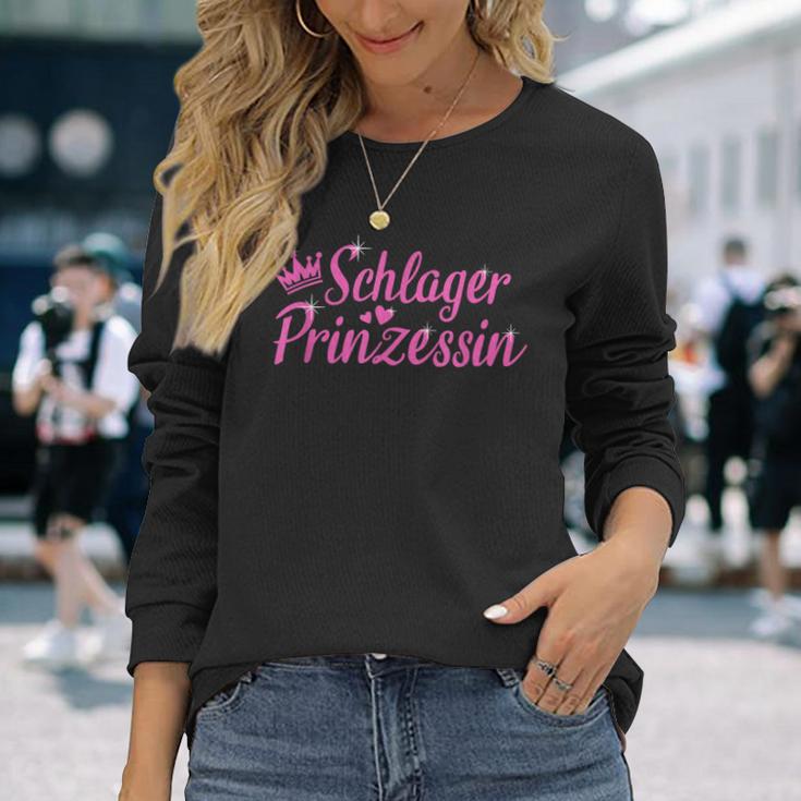 Schlager Princess Schlagermusik Langarmshirts Geschenke für Sie