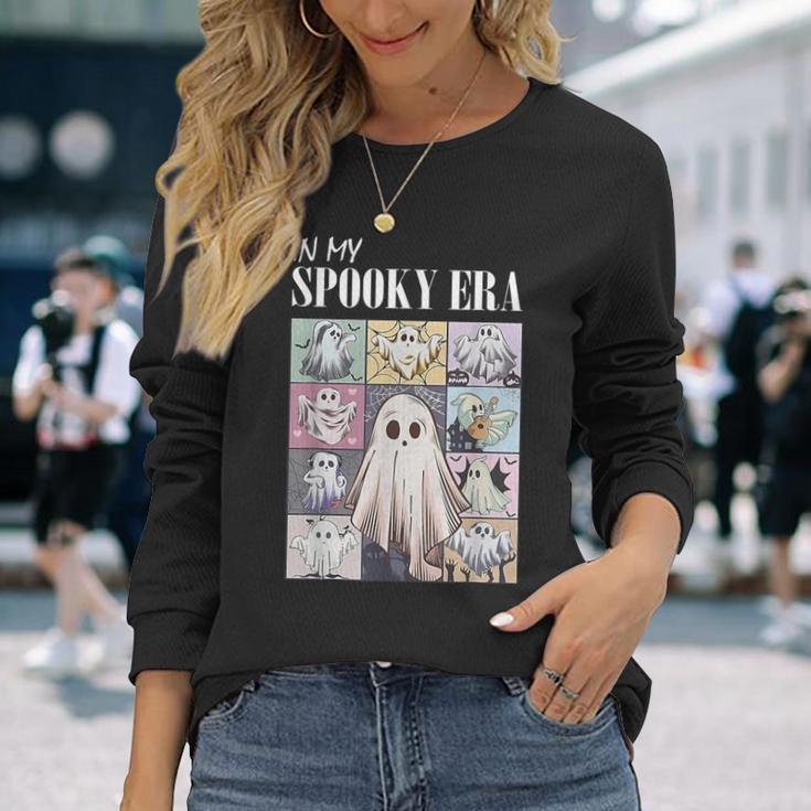 In My Spooky Era Spooky Season Ghost Halloween Long Sleeve T-Shirt Gifts for Her