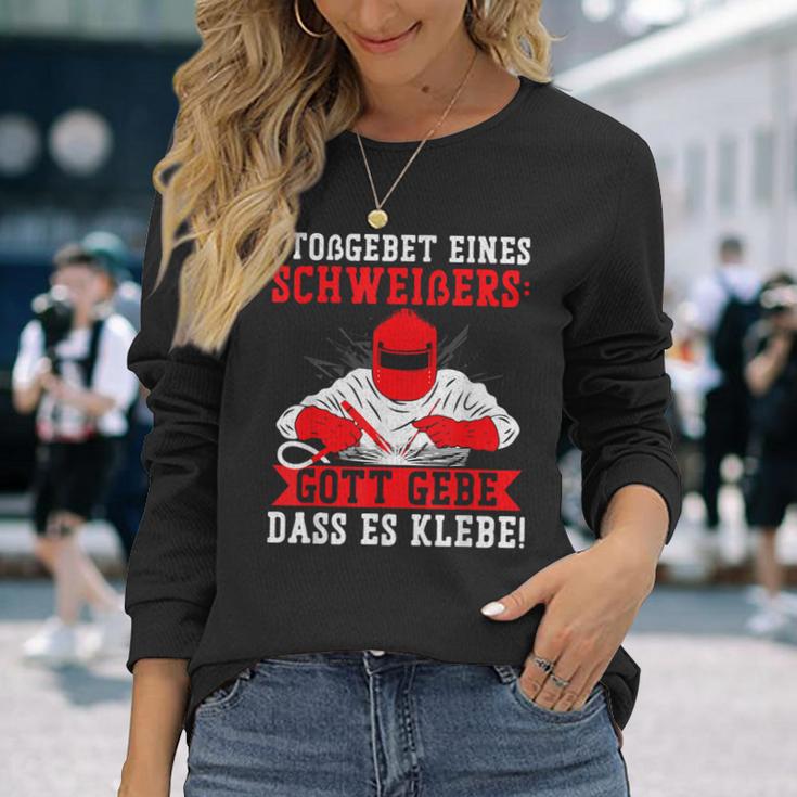 Stoßgebet Einer Welderer Langarmshirts Geschenke für Sie