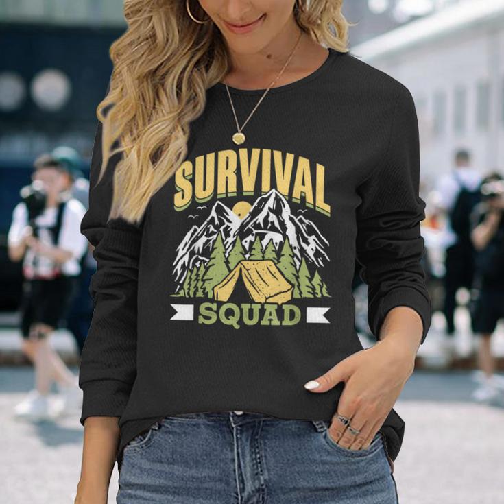 Survival Squad Survival Survival Langarmshirts Geschenke für Sie