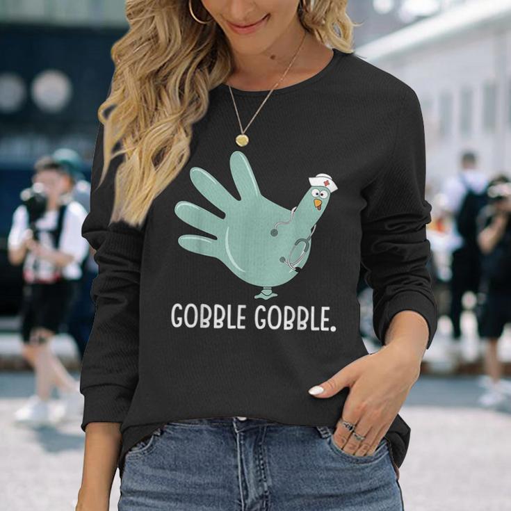 Thanksgiving nurse Glove Turkey Nurse thanksgiving for nurse Long Sleeve T-Shirt Gifts for Her Thanksgiving nurse Glove Turkey Nurse thanksgiving for nurse Long Sleeve T-Shirt Gifts for Her