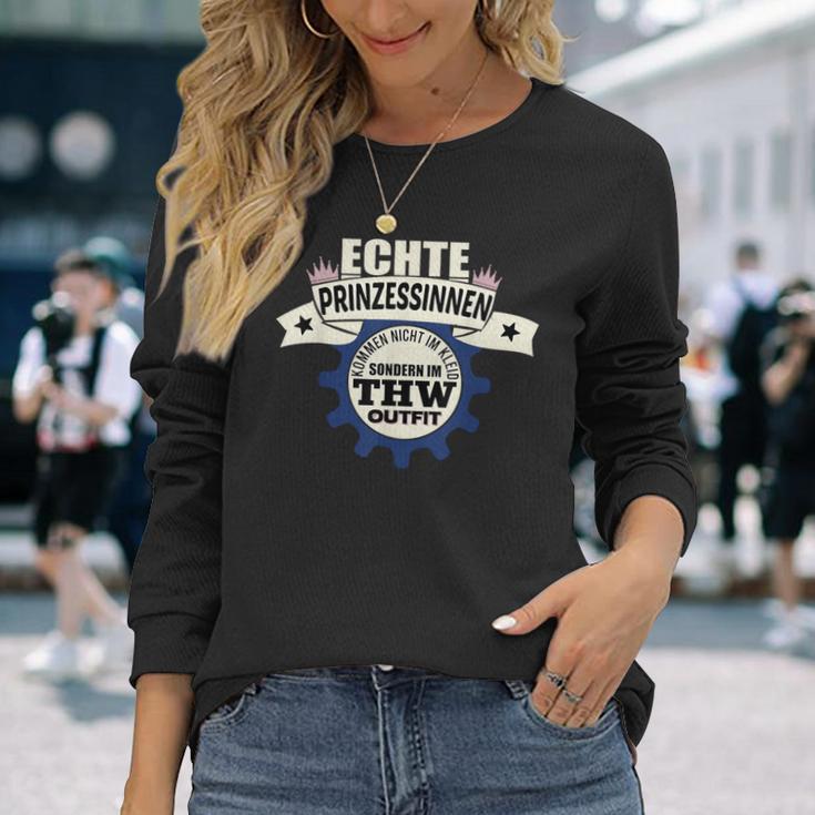 Thw Echte Prinzessinen Kommen Im Thw Outfit Langarmshirts Geschenke für Sie