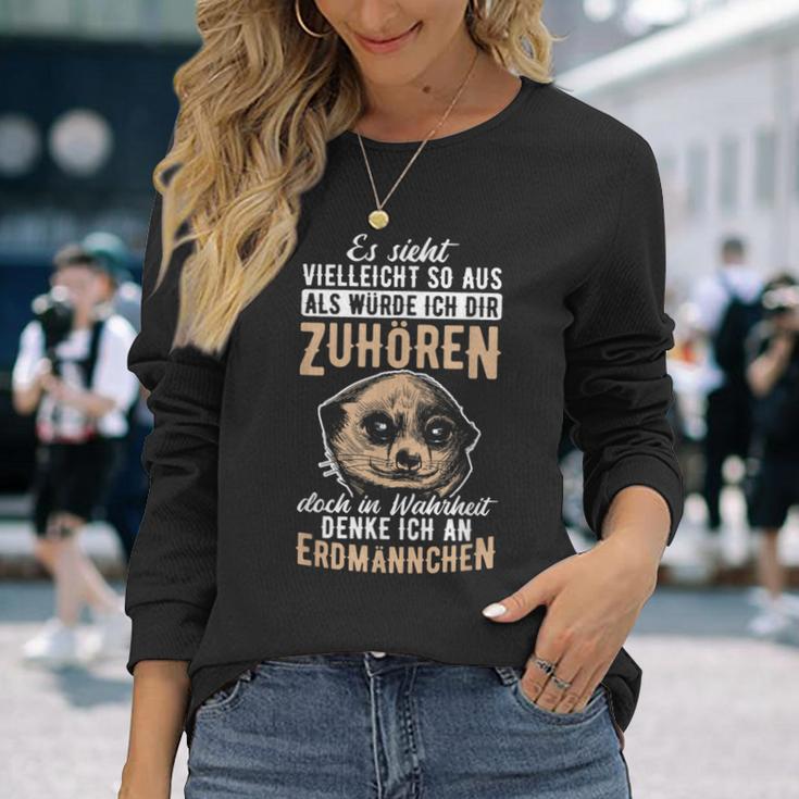 In Truheit Denke Ich An Meerkat Langarmshirts Geschenke für Sie