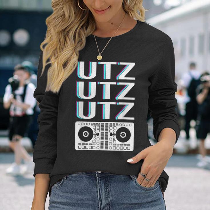 Utz Utz Utz Cool Techno Beat s Langarmshirts Geschenke für Sie