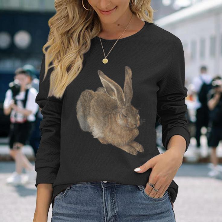 Young Hare Field Rabbit By Albrecht Durer Langarmshirts Geschenke für Sie