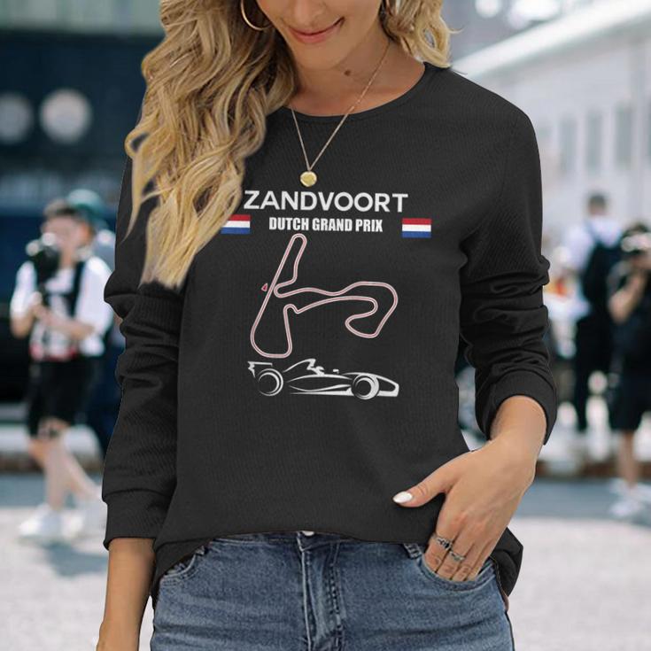 Zandvoort Racing Car Circuit Formula Dutch Grand Prix Langarmshirts Geschenke für Sie