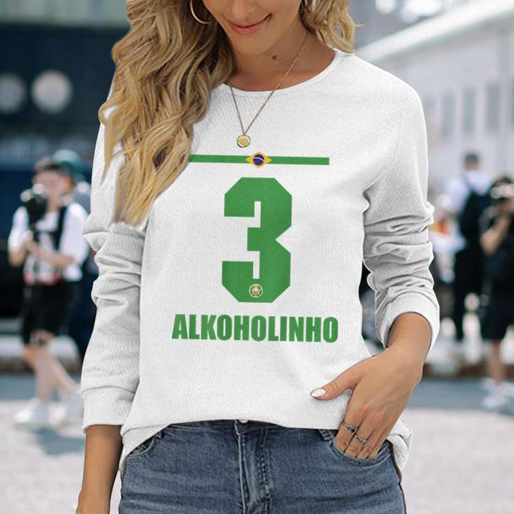 Brazil Sauf Jersey Alcoholinho Langarmshirts Geschenke für Sie