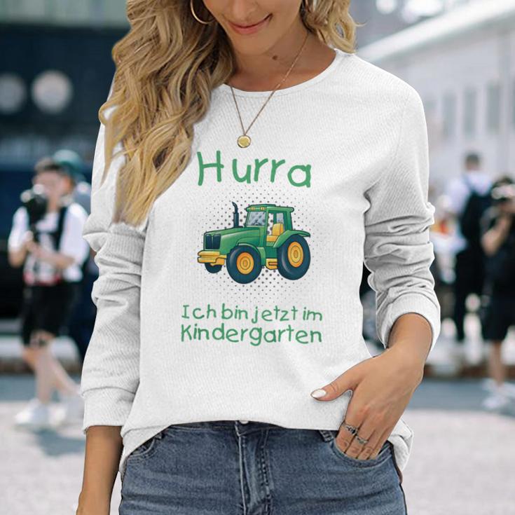 Children's Hurra Ich Bin Jetzt Im Kindergarten Langarmshirts Geschenke für Sie