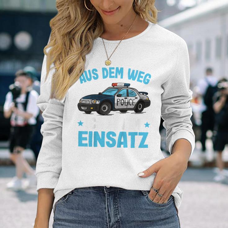 Children's Police Aus Dem Weg Bin Im Einsatz Boys Police Langarmshirts Geschenke für Sie