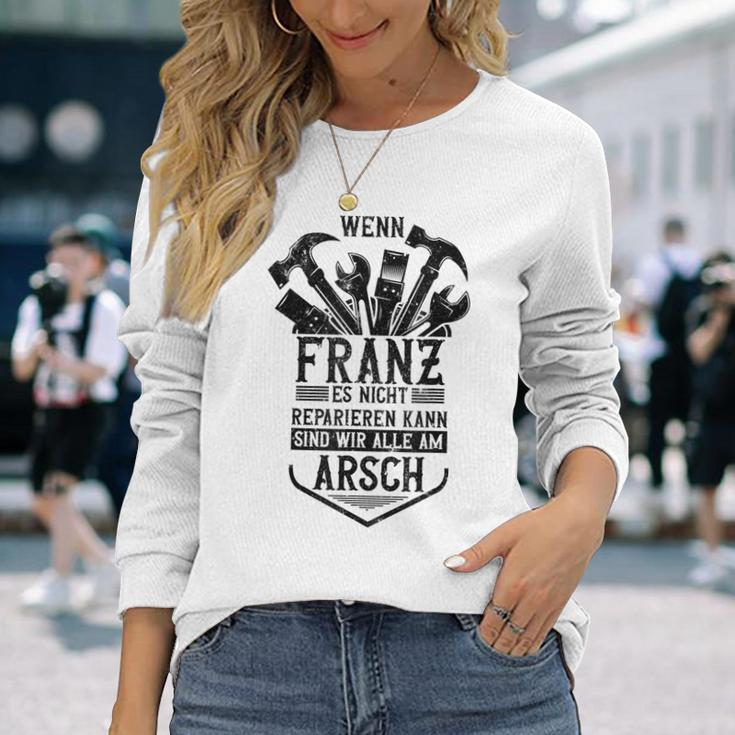 Franz First Name Franz Gray Langarmshirts Geschenke für Sie