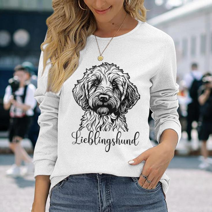 Goldendoodle Dog Langarmshirts Geschenke für Sie