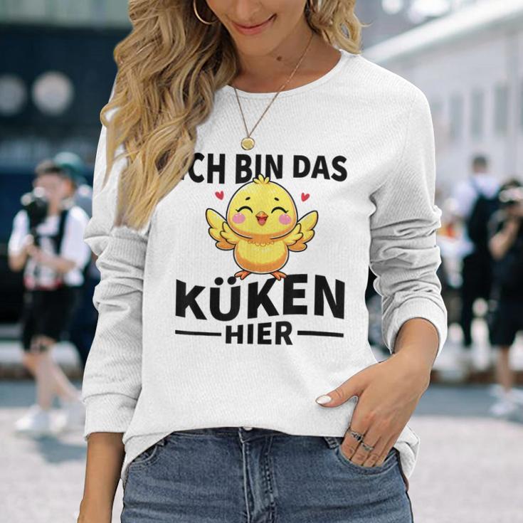 Ich Bin Das Küken Hier Kücken Langarmshirts Geschenke für Sie