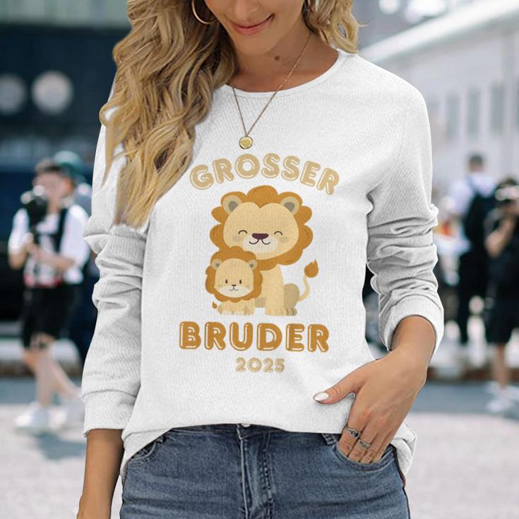 Kinder Ich Werde Großer Bruder 2025 Big Lion Brother Baby Langarmshirts Geschenke für Sie