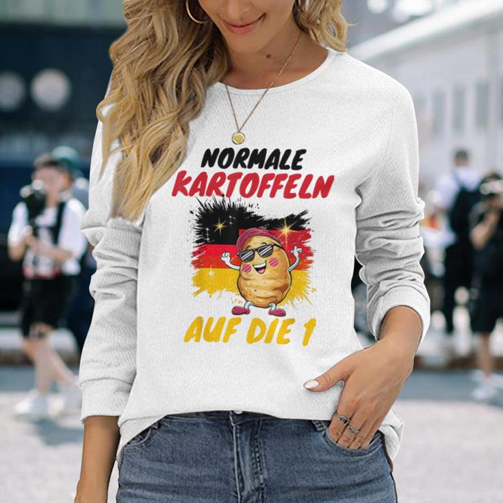 Normale Kartoffeln Auf Die 1 Meme Langarmshirts Geschenke für Sie