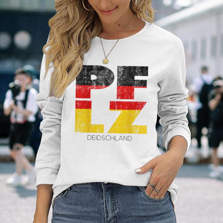 Pfalz Germany Pfälzer Pfälzisch Langarmshirts Geschenke für Sie