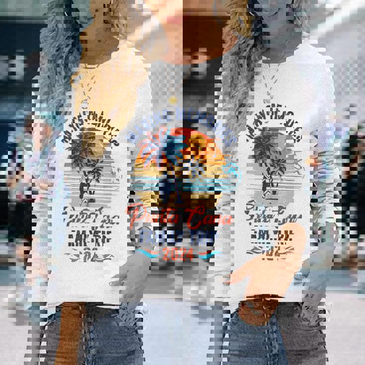 Punta Cana Family Vacation 2024 Making Memories Together Long Sleeve T-Shirt Gifts for Her