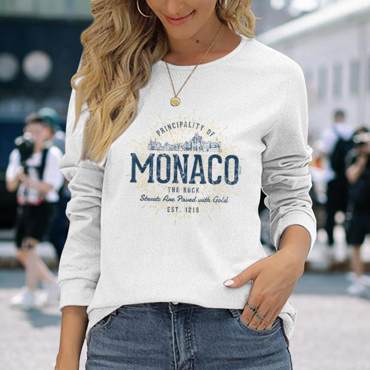 Retro Styleintage Monaco Langarmshirts Geschenke für Sie