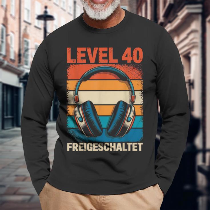 40 Geburtstag Mann Frau 40 Jahre 1984 Deko Lustig Geschenk Langarmshirts Geschenke für alte Männer