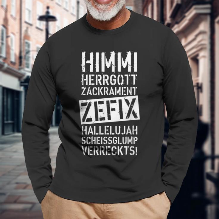 47 Himmi Herrgod Zackrament Zefix Hallelujah Langarmshirts Geschenke für alte Männer