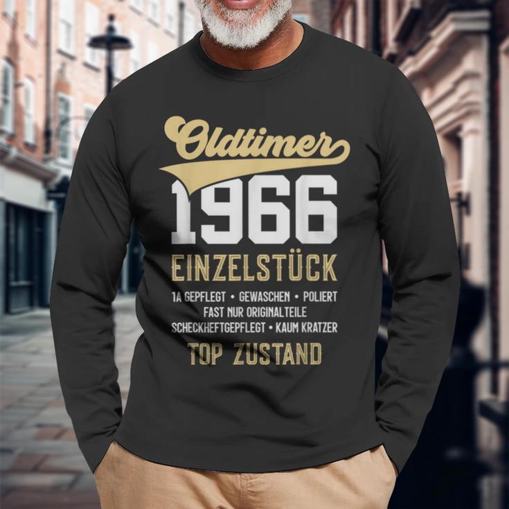 57 Jahre Oldtimer 1966Intage 57Th Birthday Langarmshirts Geschenke für alte Männer