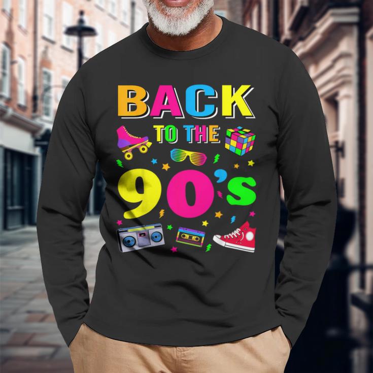 '90S Retro Motto I Love 90'S Langarmshirts Geschenke für alte Männer