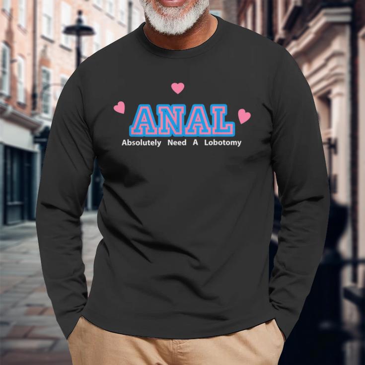 Absolut Brauchen Eine Lobotomie Langarmshirts Geschenke für alte Männer