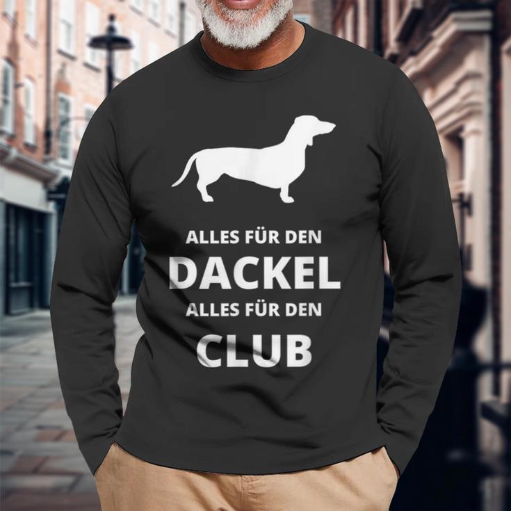 Alles Für Den Dachshund Alles Für Den Club Langarmshirts Geschenke für alte Männer