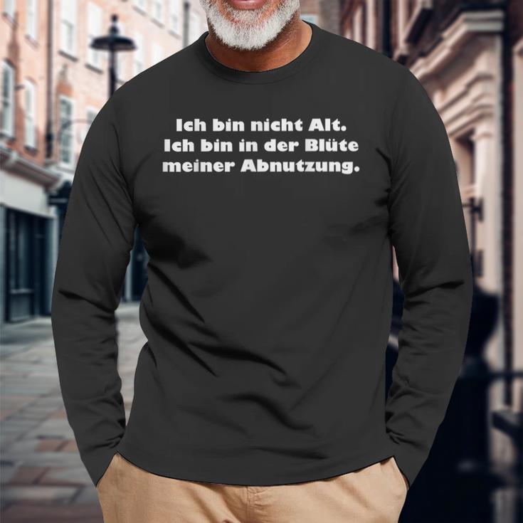 Alt Mann Frau Party Freizeit Spaß Sprüche Langarmshirts Geschenke für alte Männer