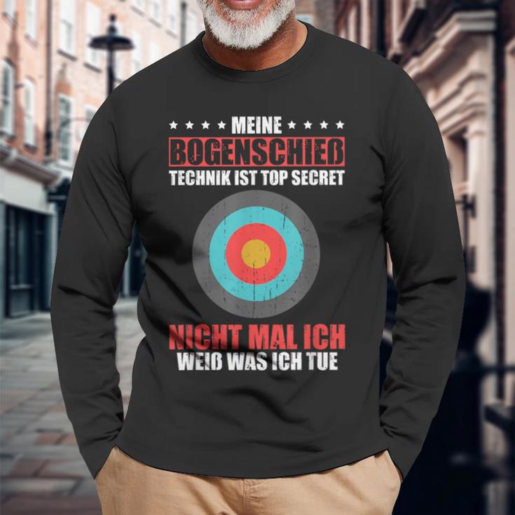 My Archery Technique Archery Langarmshirts Geschenke für alte Männer