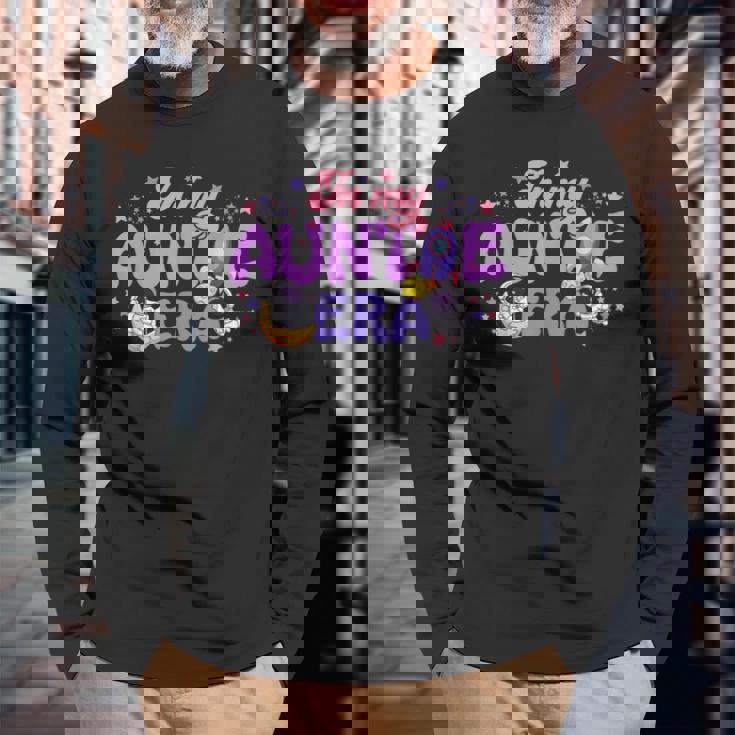 In My Auntie Era Astronaut Space Family Matching Long Sleeve T-Shirt Gifts for Old Men