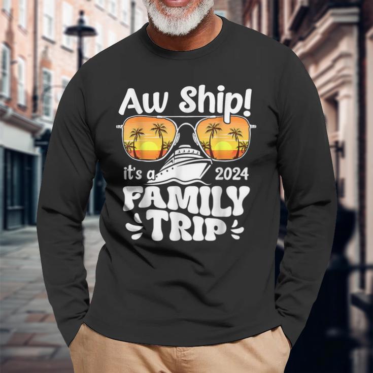 Aw Ship I's A Family Trip 2024 Cruise Matching Family Long Sleeve T ...