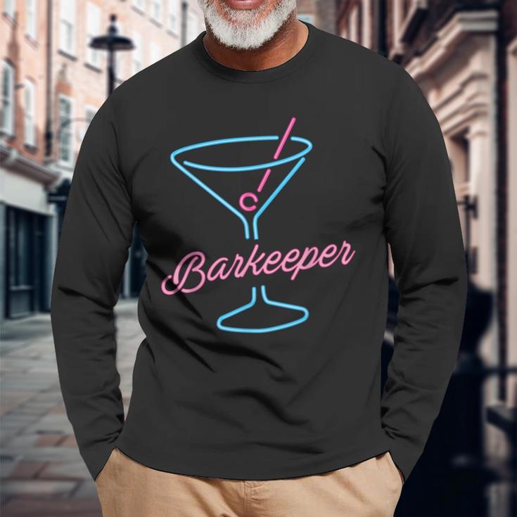 Barbesitzer Bartending Best Bartender Langarmshirts Geschenke für alte Männer