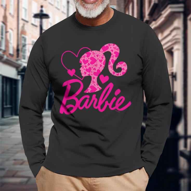 Barbie Heart Logo Langarmshirts Geschenke für alte Männer