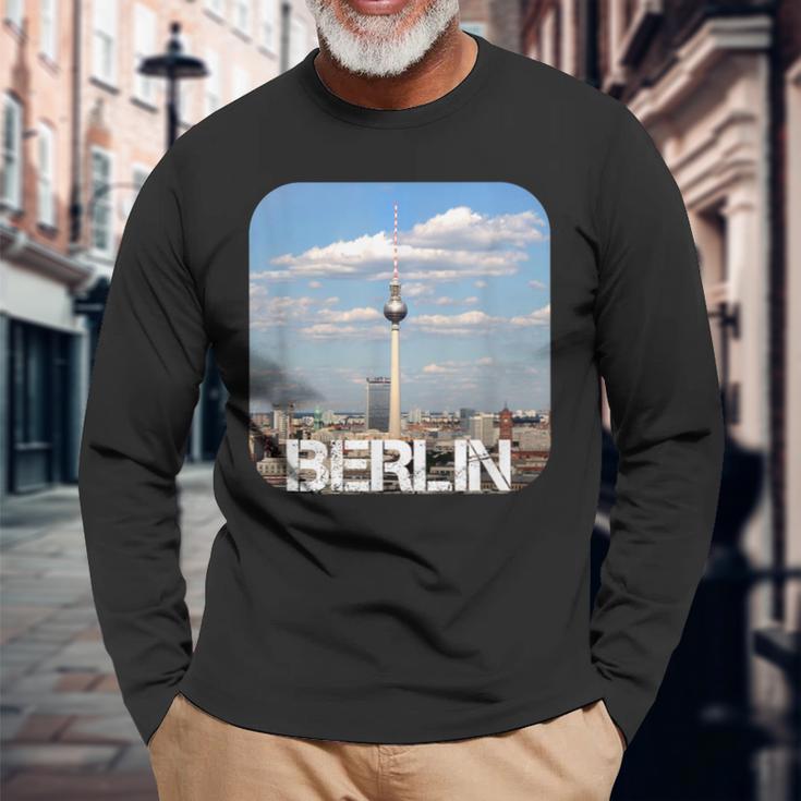 Berlin Tv Tower Langarmshirts Geschenke für alte Männer