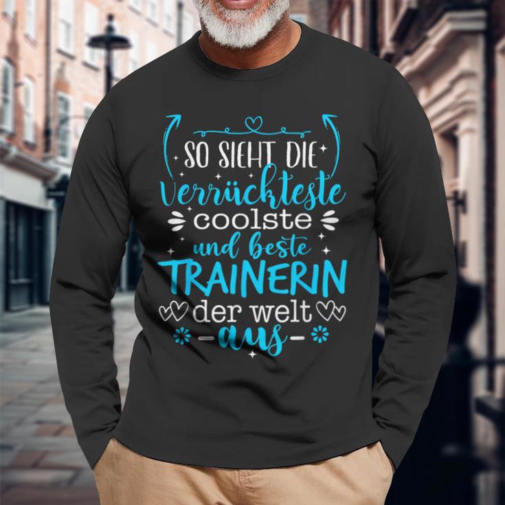 Beste Trainerin Der Welt Trainer Langarmshirts Geschenke für alte Männer