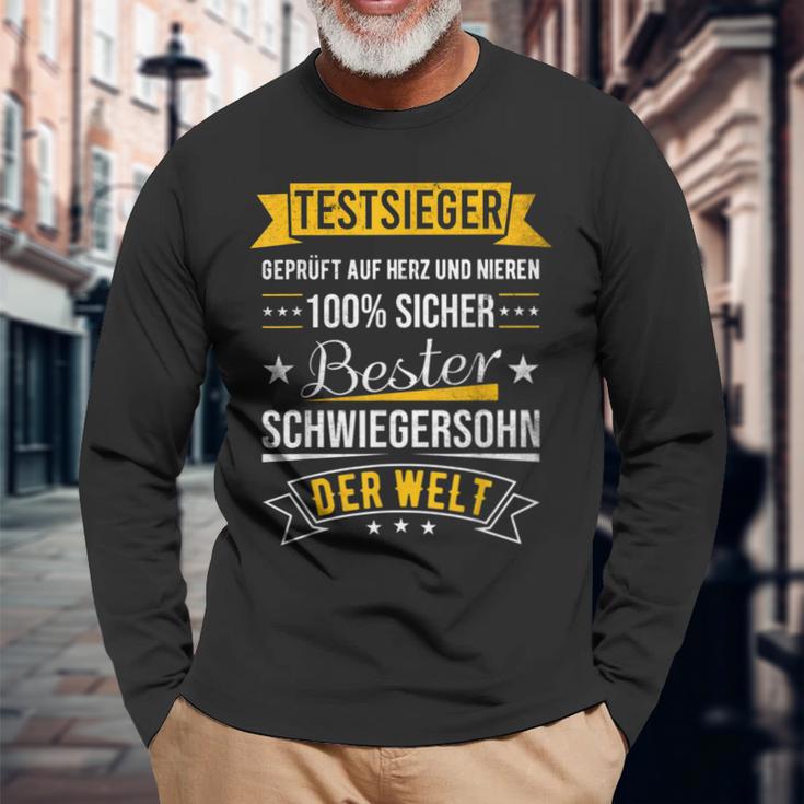 Bester Schwiegersohn Der Welt Testsieger Langarmshirts Geschenke für alte Männer