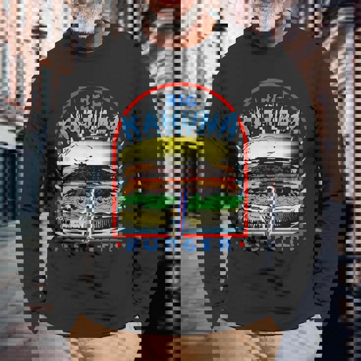 Big Movie Kahuna Food Burger 80S Fiction Long Sleeve T-Shirt Gifts for Old Men