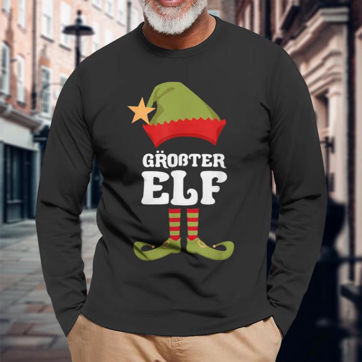 Biggest Elf Christmas Elf Christmas Langarmshirts Geschenke für alte Männer