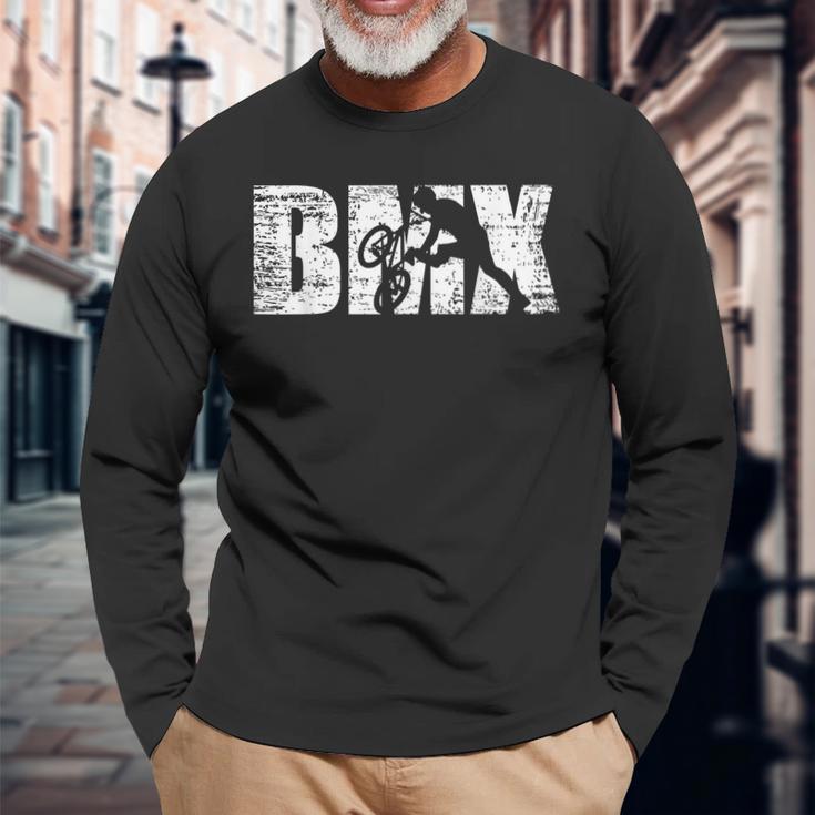 Bmx Distressed Look Bmx-Fahrer Geschenk Langarmshirts Geschenke für alte Männer