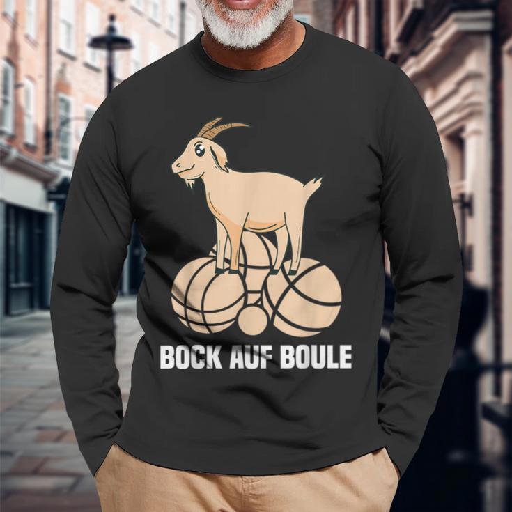 Bock Auf Boule Boule Petanque Langarmshirts Geschenke für alte Männer