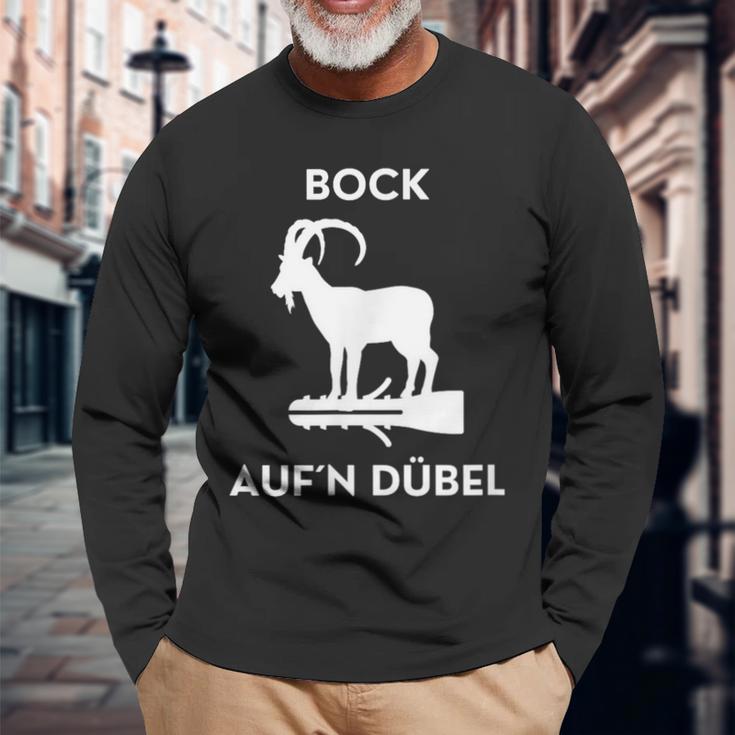 Bock Auf ´N Dübel Kiffen Cannabis Weed 420 Bong Grass High Langarmshirts Geschenke für alte Männer