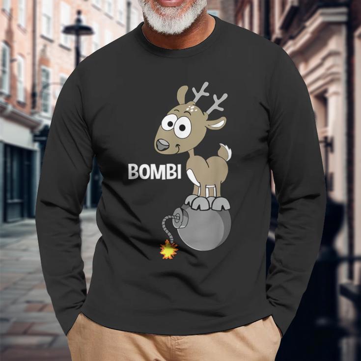 Bombi Deer Langarmshirts Geschenke für alte Männer