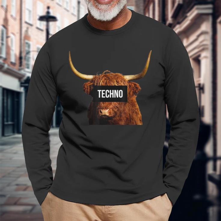 Buffalo Techno Langarmshirts Geschenke für alte Männer