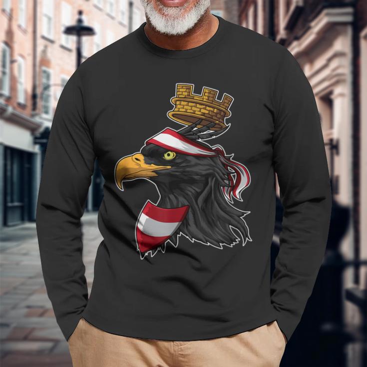 Bundeseagle Austria Proud Eagle Patriot Langarmshirts Geschenke für alte Männer