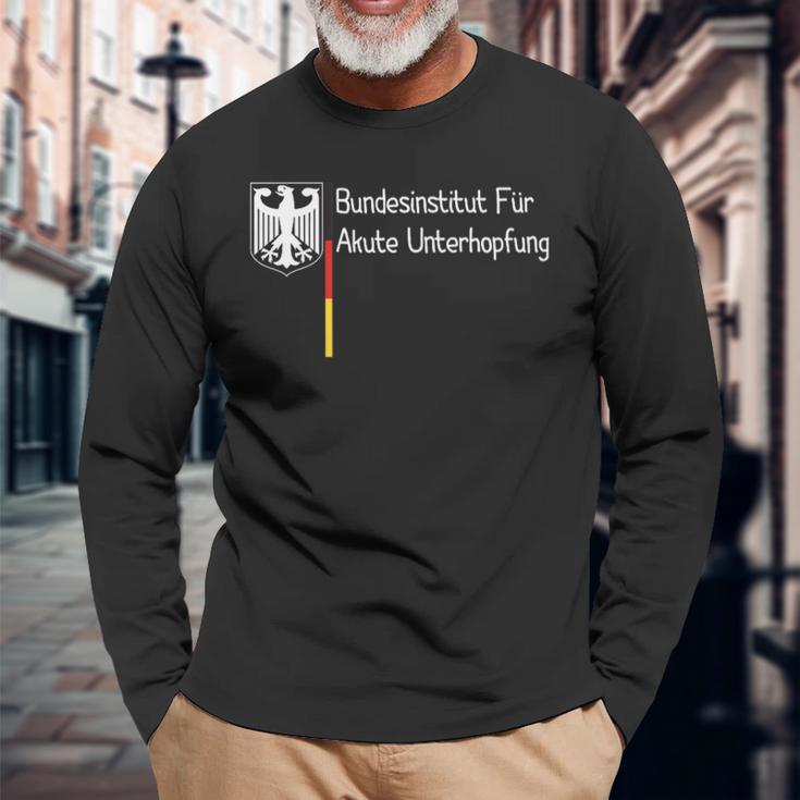 Bundesinstitut Für Akute Unterhopfung German Federal Institute Langarmshirts Geschenke für alte Männer