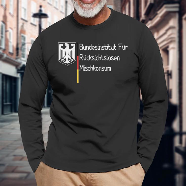 Bundesinstitut Für Rücksichtslosen Mischkonsum Langarmshirts Geschenke für alte Männer