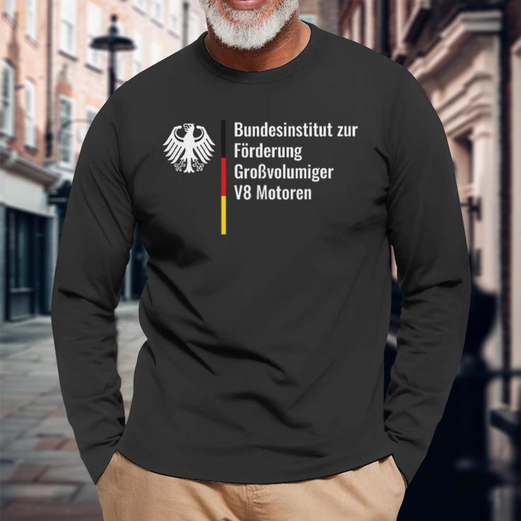 Bundesinstitut Zur Förderung Großvolumiger8 Motoren Langarmshirts Geschenke für alte Männer