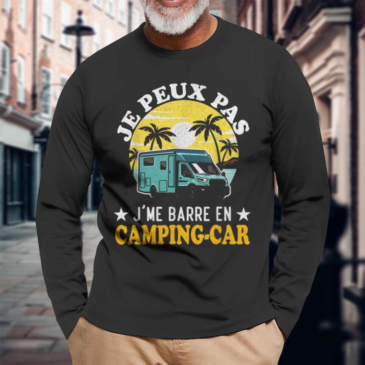 Camping Car Camper No Puedo Me Barra En Camping Car Camiseta de manga larga Regalos para ancianos