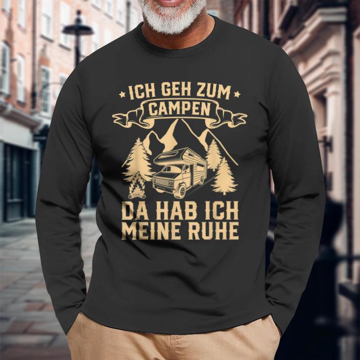 Camping Outdoor Camping Accessories Camper Langarmshirts Geschenke für alte Männer